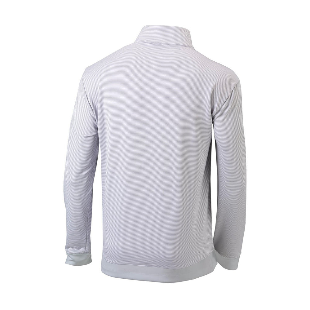 Utah Jazz Omni-Wick Even Lie Quarter-Zip Top Gray/White - Columbia