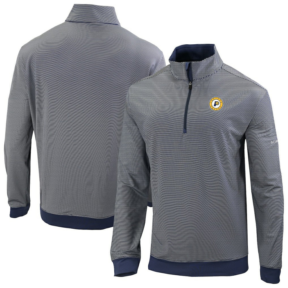 Indiana Pacers Omni-Wick Even Lie Quarter-Zip Top Navy - Columbia