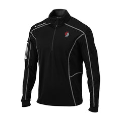 Portland Trail Blazers Omni-Wick Shotgun Quarter-Zip Jacket Black - Columbia