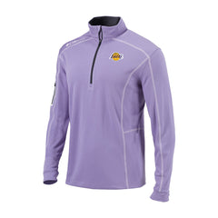 Los Angeles Lakers Omni-Wick Shotgun Quarter-Zip Jacket Purple - Columbia