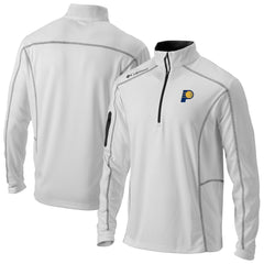 Indiana Pacers Omni-Wick Shotgun Quarter-Zip Jacket White - Columbia