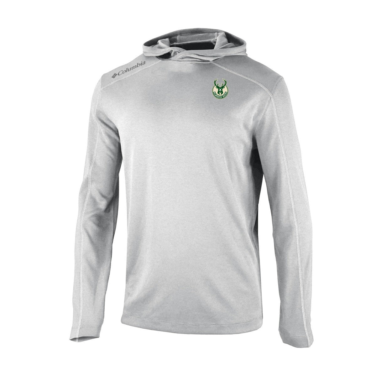 Milwaukee Bucks Omni-Wick Shotgun Pullover Hoodie Gray - Columbia