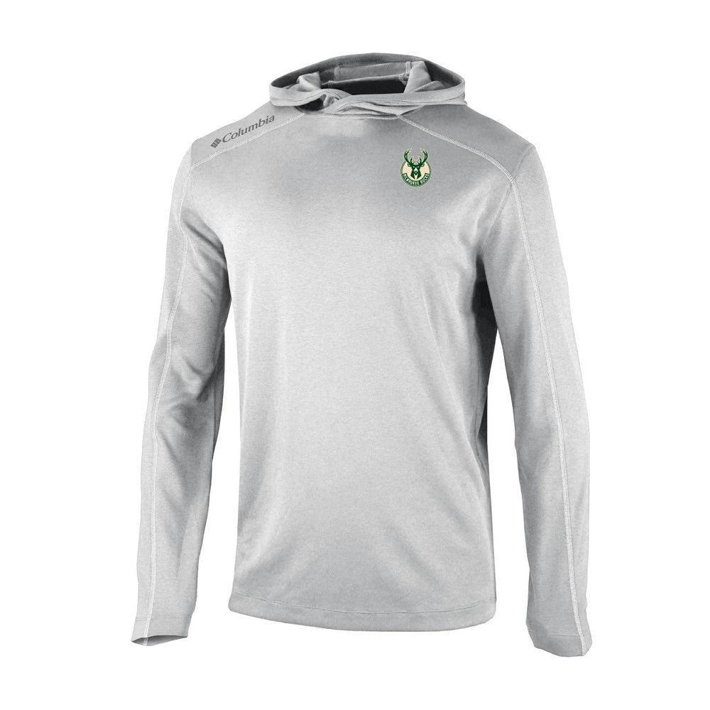 Milwaukee Bucks Omni-Wick Shotgun Pullover Hoodie Gray - Columbia