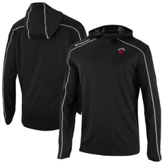Miami Heat Omni-Wick Shotgun Pullover Hoodie Black - Columbia