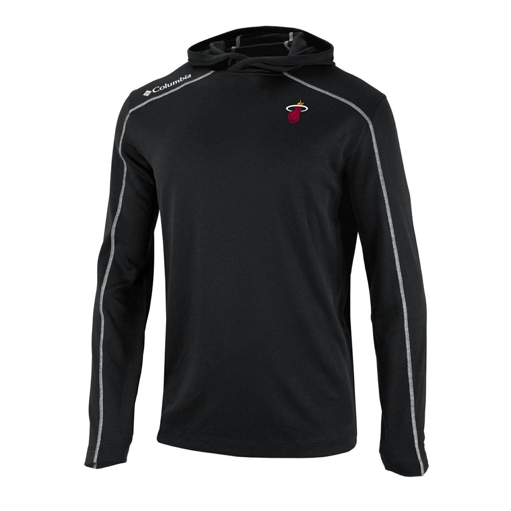 Miami Heat Omni-Wick Shotgun Pullover Hoodie Black - Columbia