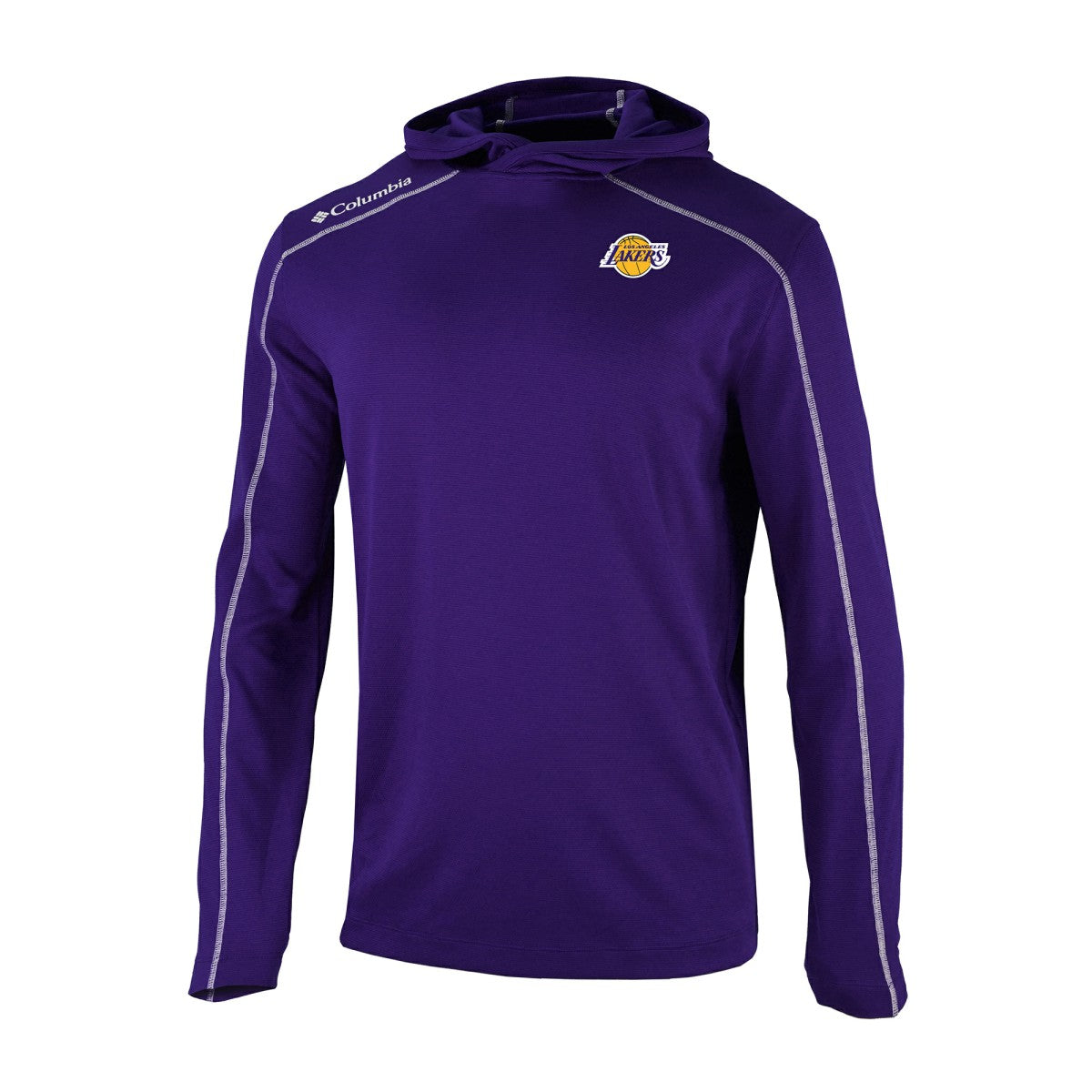 Los Angeles Lakers Omni-Wick Shotgun Pullover Hoodie Purple - Columbia