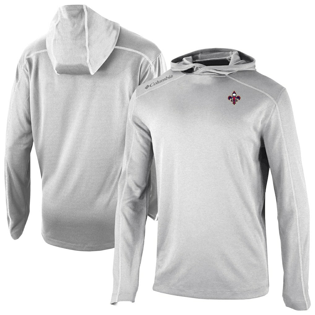 New Orleans Pelicans Omni-Wick Shotgun Pullover Hoodie Gray - Columbia