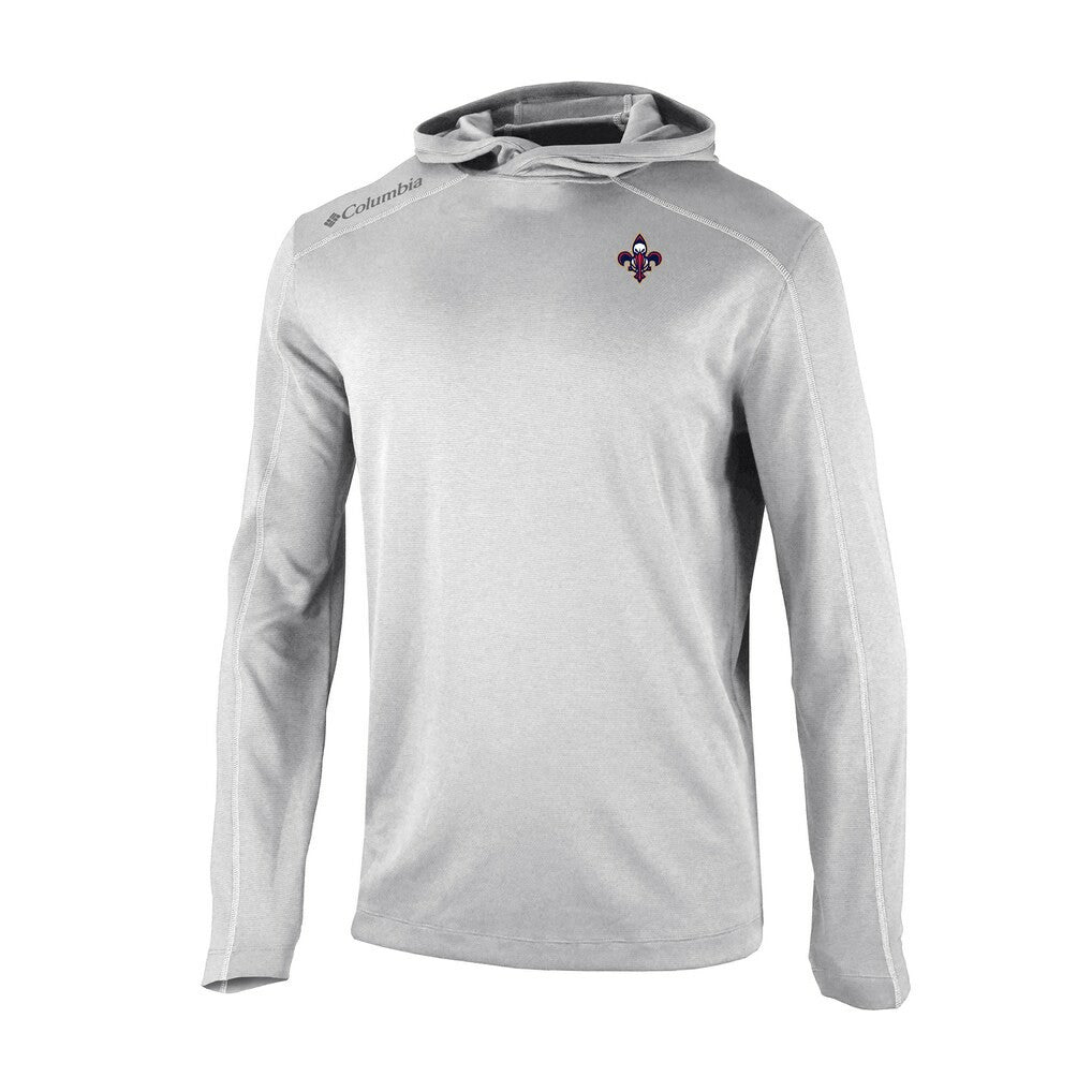 New Orleans Pelicans Omni-Wick Shotgun Pullover Hoodie Gray - Columbia