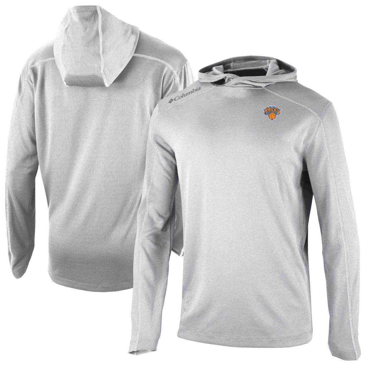 New York Knicks Omni-Wick Shotgun Pullover Hoodie Gray - Columbia outlet