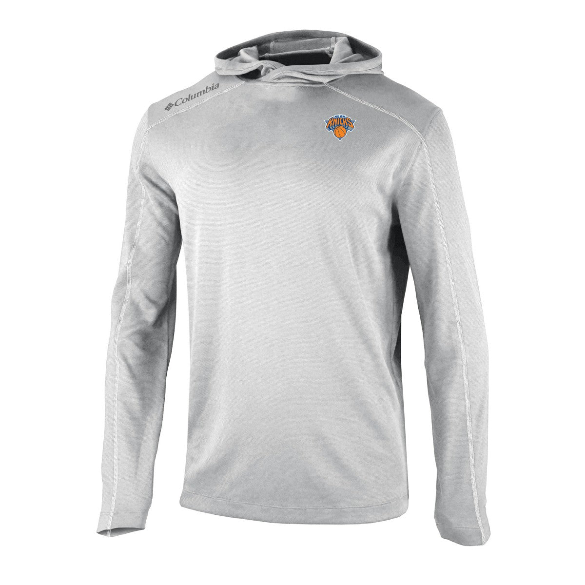New York Knicks Omni-Wick Shotgun Pullover Hoodie Gray - Columbia outlet