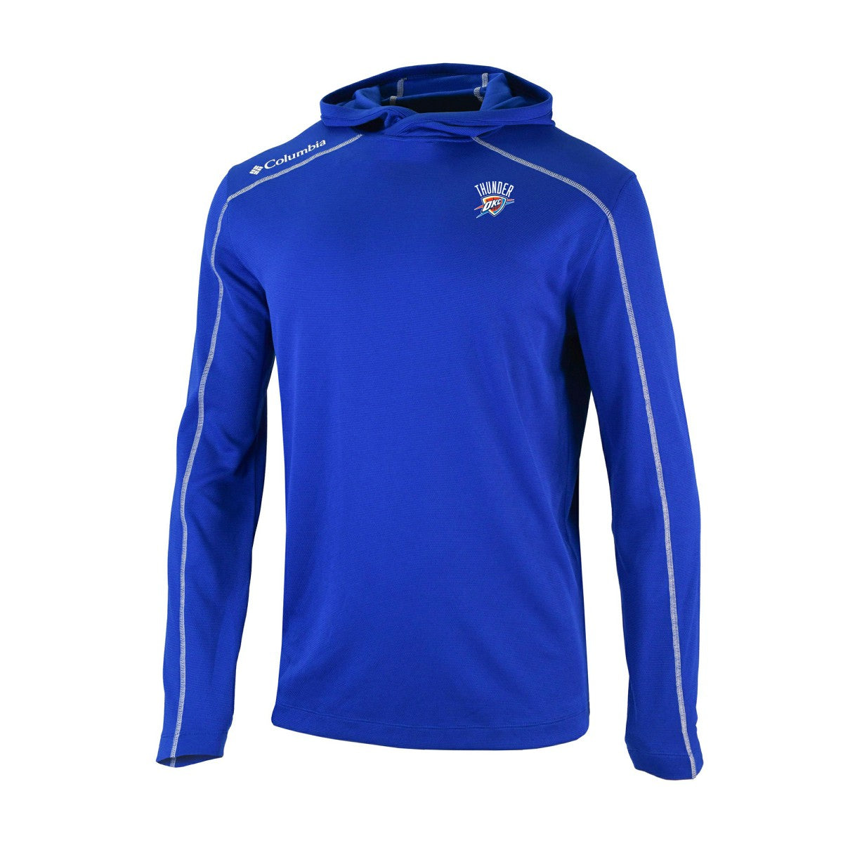 Oklahoma City Thunder Omni-Wick Shotgun Pullover Hoodie Blue - Columbia