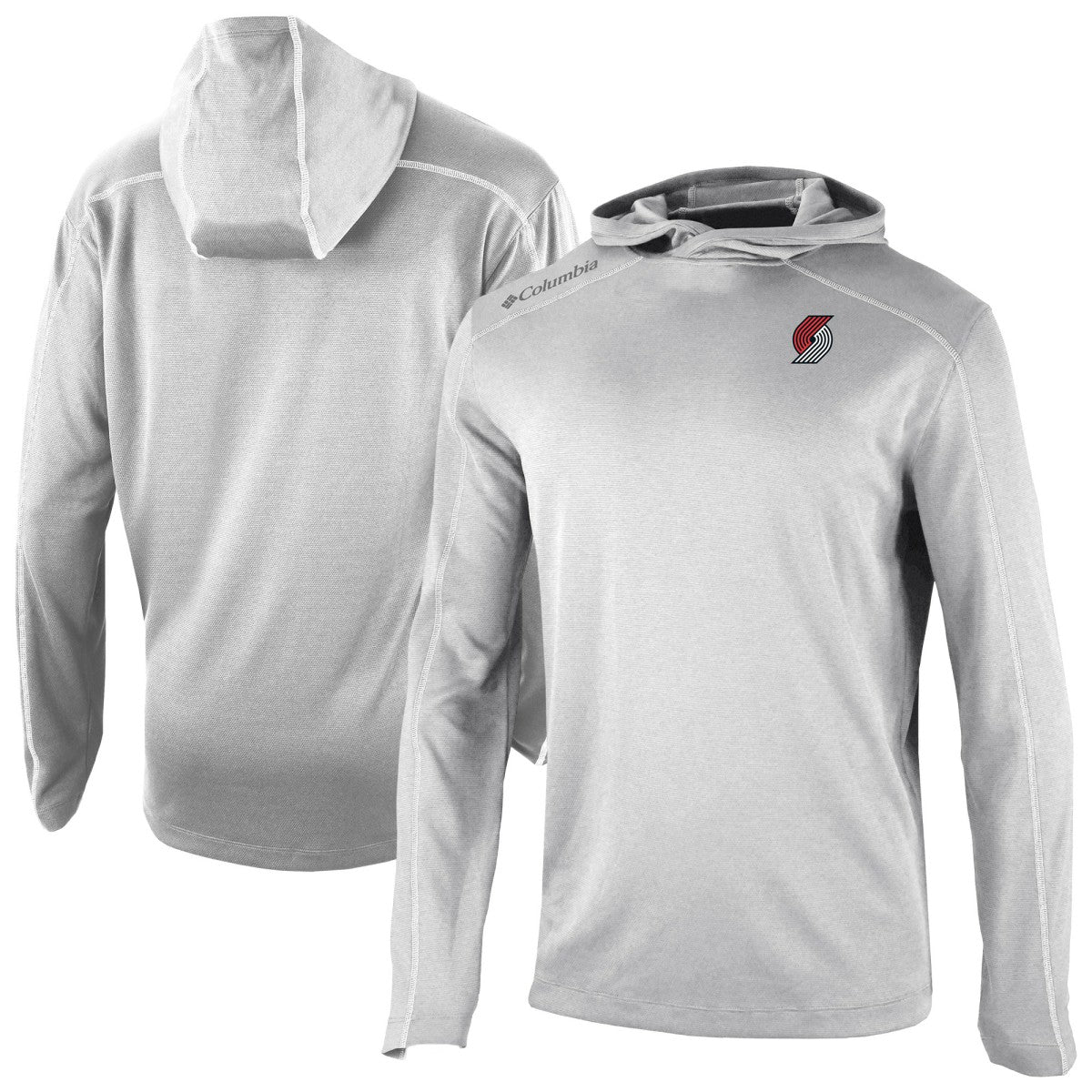 Portland Trail Blazers Omni-Wick Shotgun Pullover Hoodie Gray - Columbia