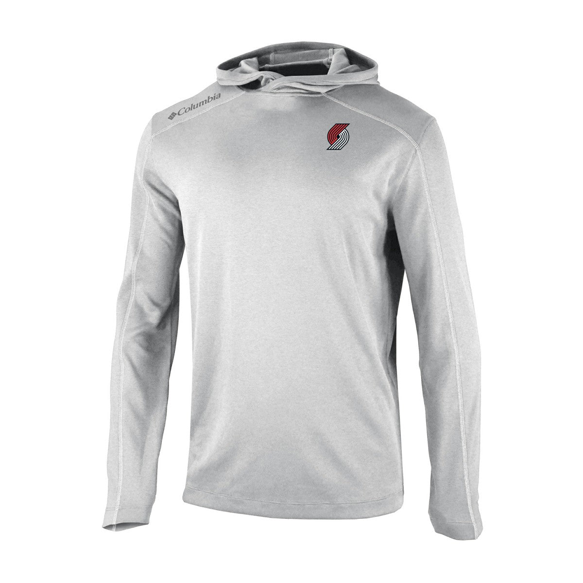 Portland Trail Blazers Omni-Wick Shotgun Pullover Hoodie Gray - Columbia