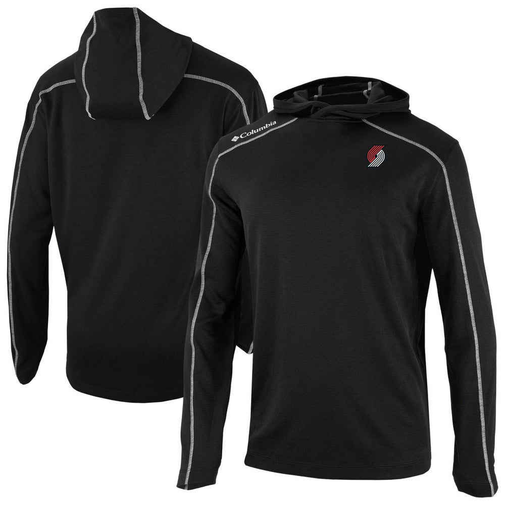 Portland Trail Blazers Omni-Wick Shotgun Pullover Hoodie Black - Columbia