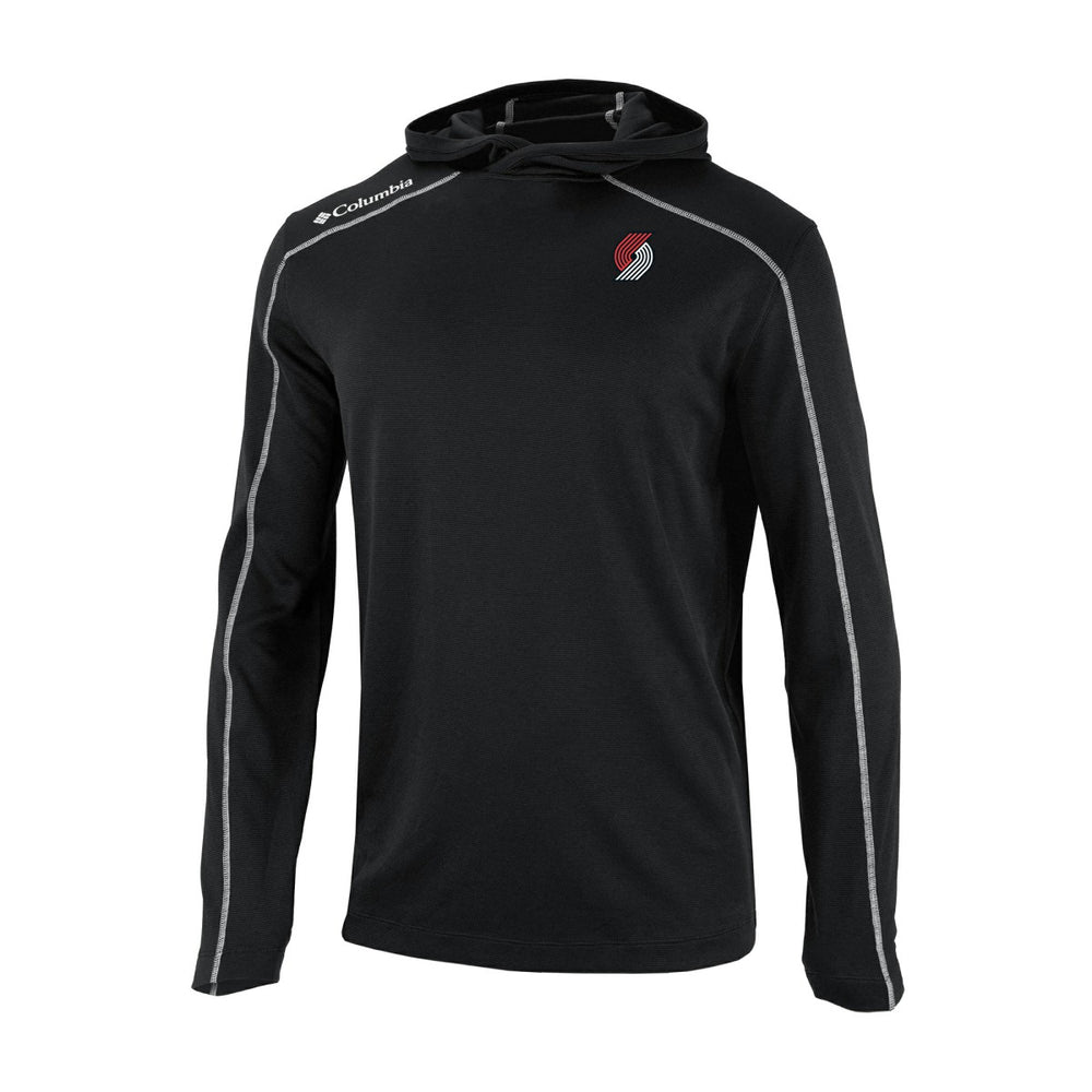 Portland Trail Blazers Omni-Wick Shotgun Pullover Hoodie Black - Columbia