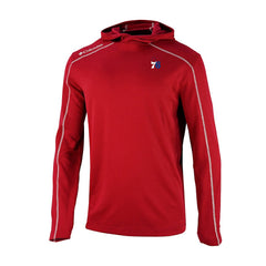 Philadelphia 76ers Omni-Wick Shotgun Pullover Hoodie Red - Columbia