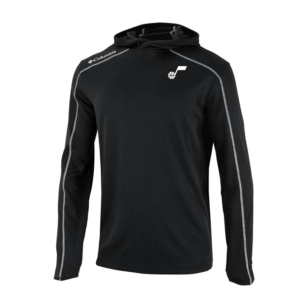 Utah Jazz Omni-Wick Shotgun Pullover Hoodie Black - Columbia