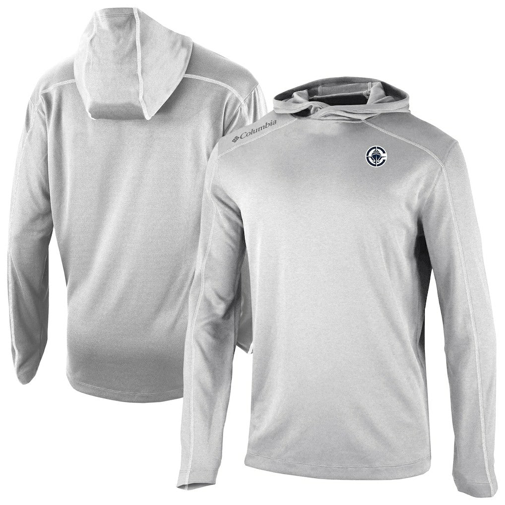 LA Clippers Omni-Wick Shotgun Pullover Hoodie Gray - Columbia