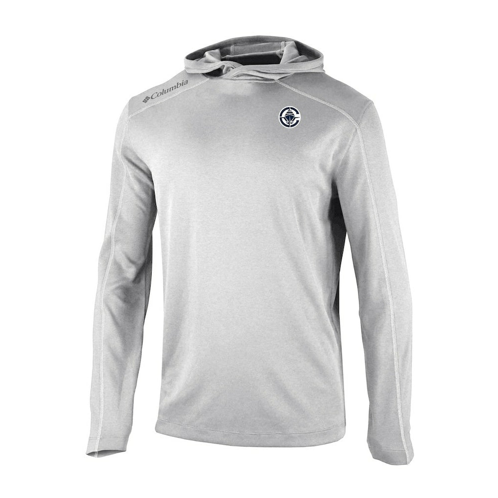 LA Clippers Omni-Wick Shotgun Pullover Hoodie Gray - Columbia