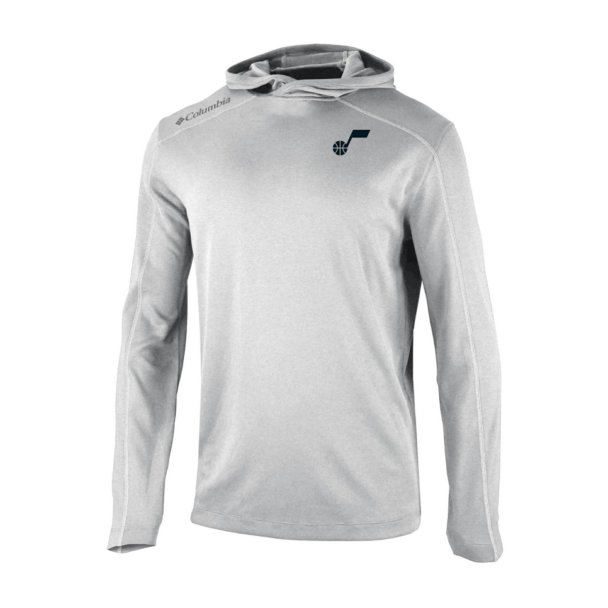 Utah Jazz Omni-Wick Shotgun Pullover Hoodie Gray - Columbia
