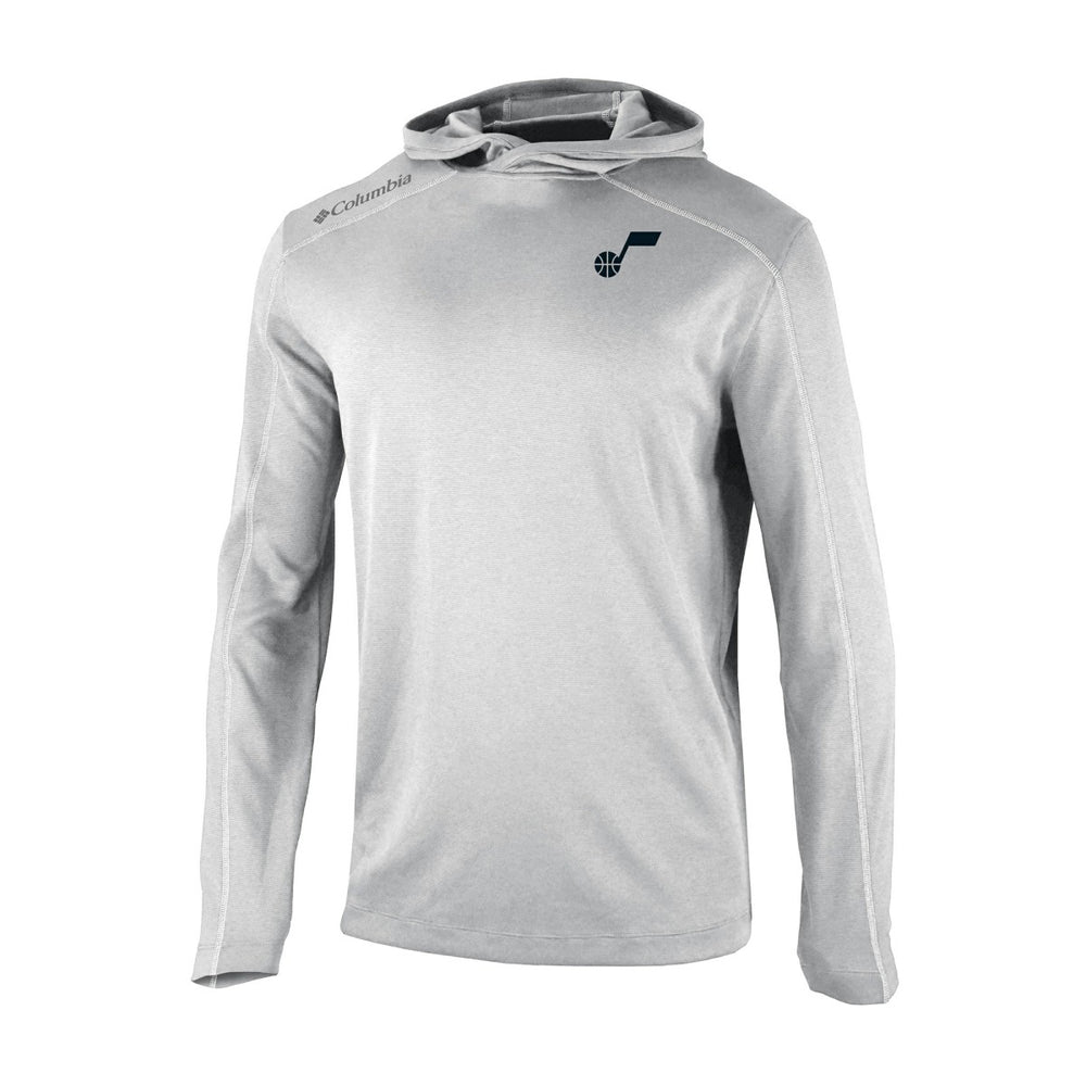 Utah Jazz Omni-Wick Shotgun Pullover Hoodie Gray - Columbia