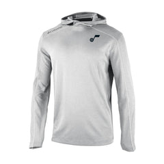Utah Jazz Omni-Wick Shotgun Pullover Hoodie Gray - Columbia