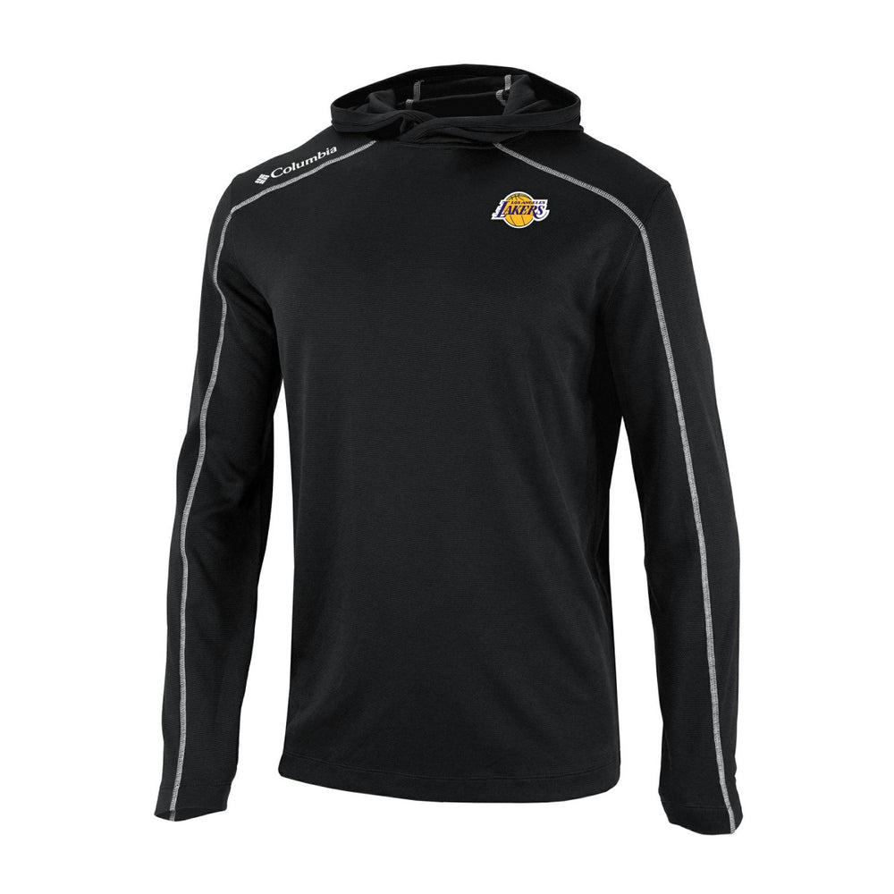 Los Angeles Lakers Omni-Wick Shotgun Pullover Hoodie Black - Columbia