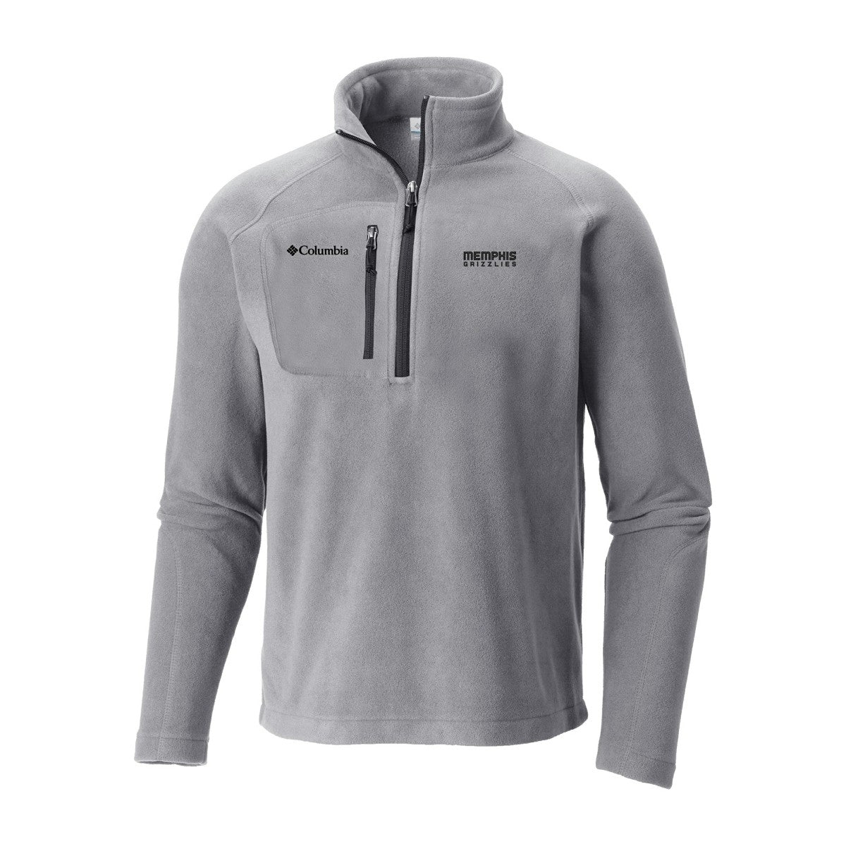 Memphis Grizzlies Fast Trek III Half-Zip Fleece Pullover Gray - Columbia outlet