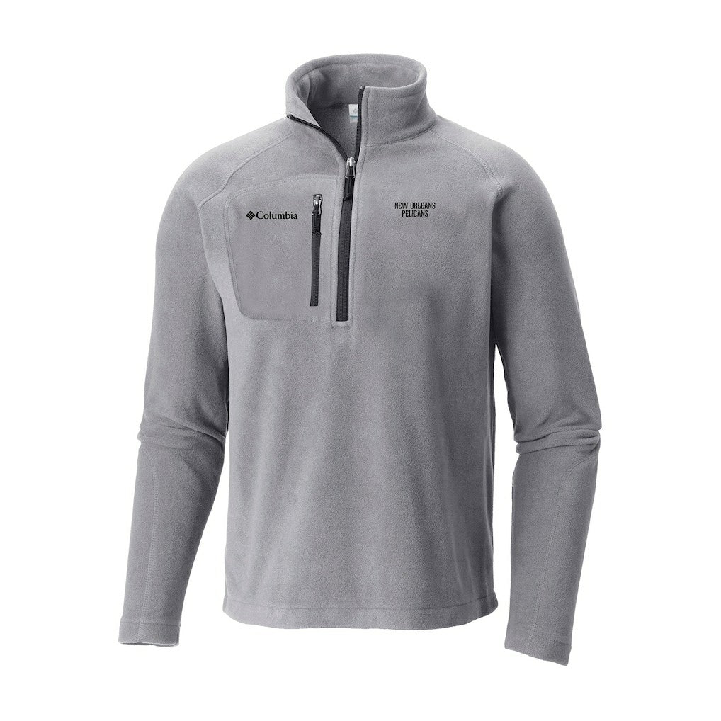 New Orleans Pelicans Fast Trek III Half-Zip Fleece Pullover Gray - Columbia