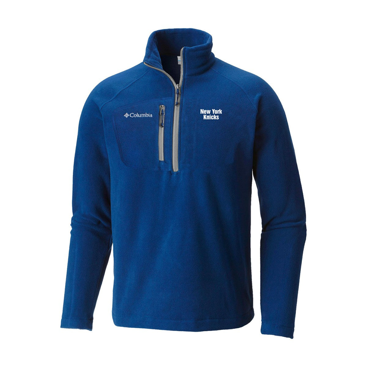 New York Knicks Fast Trek III Half-Zip Fleece Pullover Blue - Columbia
