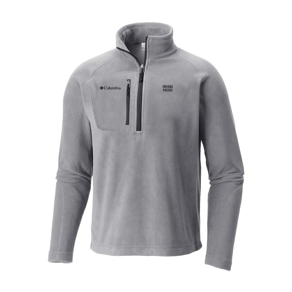 Indiana Pacers Fast Trek III Half-Zip Fleece Pullover Gray - Columbia