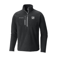 Utah Jazz Fast Trek III Half-Zip Fleece Pullover Black - Columbia