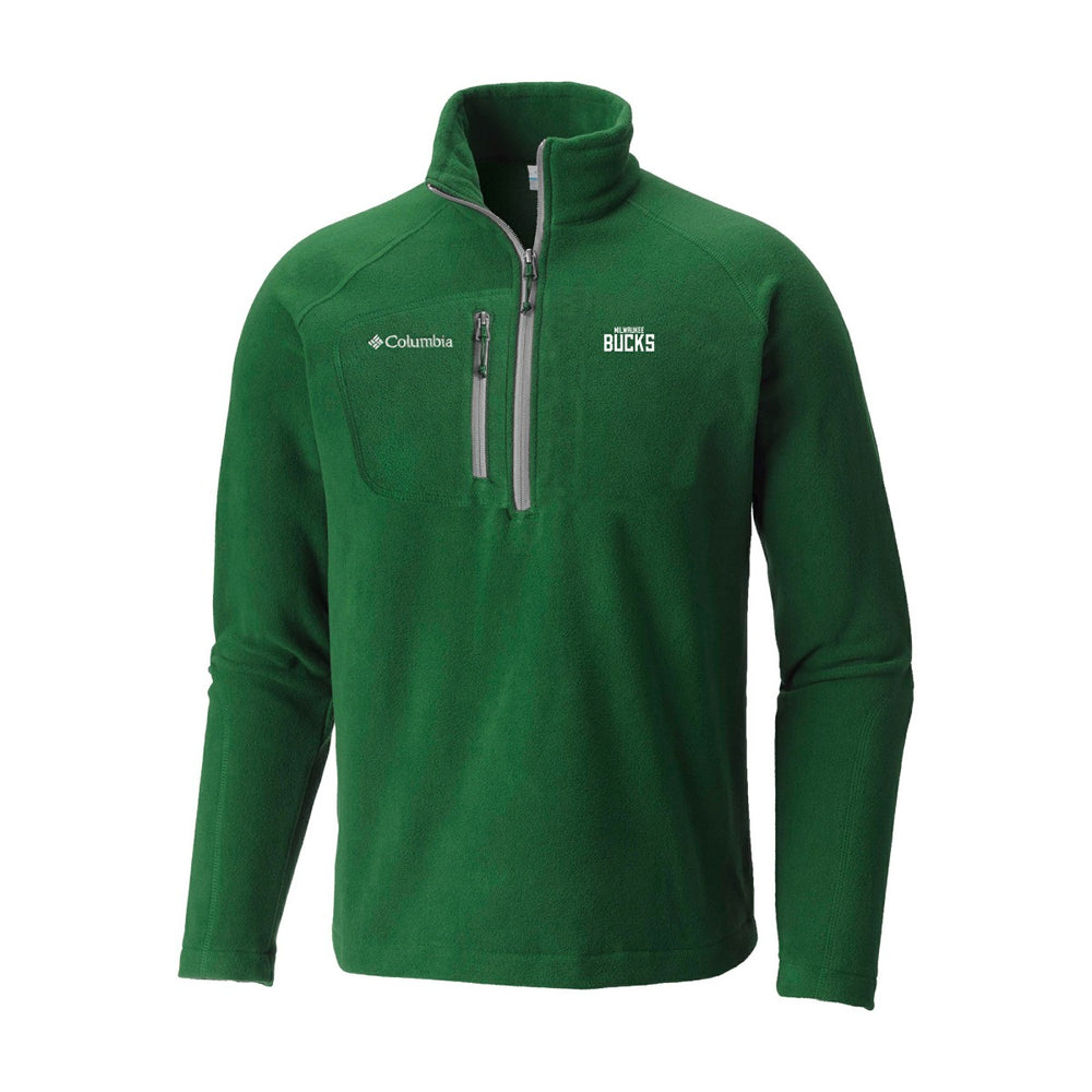 Milwaukee Bucks Fast Trek III Half-Zip Fleece Pullover Green - Columbia