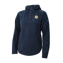 Indiana Pacers Women's Sweater Weather Quarter-Snap Hoodie Navy - Columbia