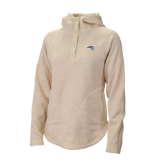Orlando Magic Women's Sweater Weather Quarter-Snap Hoodie Cream - Columbia