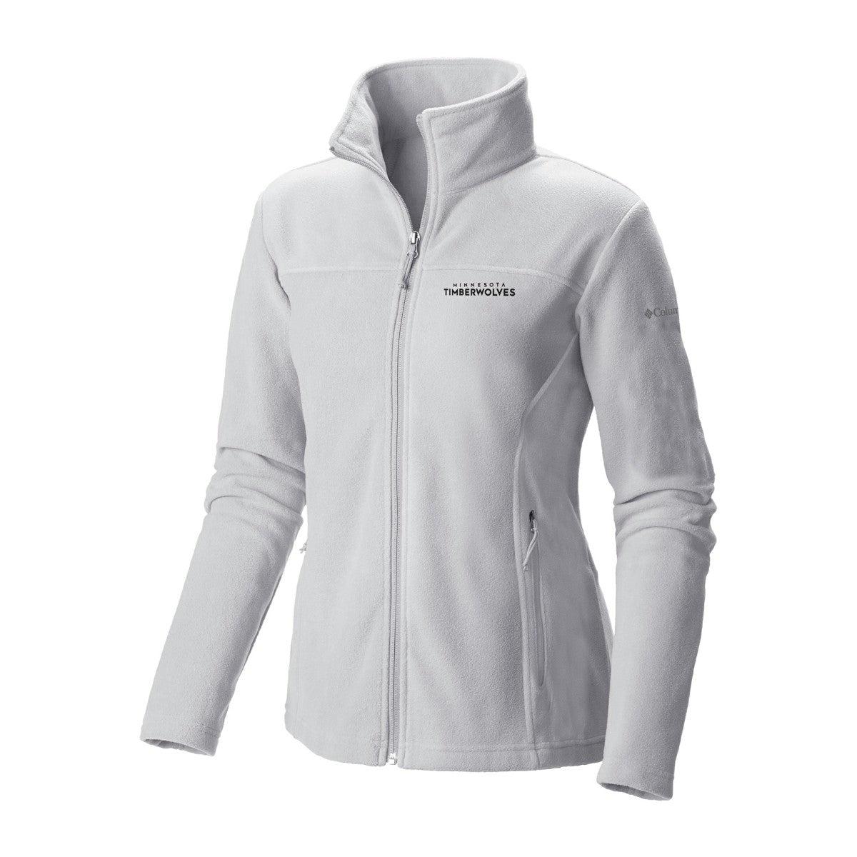 Minnesota Timberwolves Women's Give & Go II Fleece Full-Zip Jacket White - Columbia