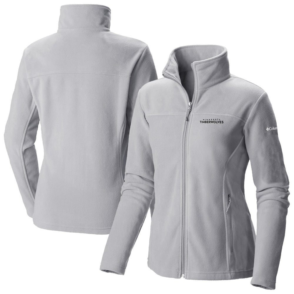 Minnesota Timberwolves Women's Give & Go II Fleece Full-Zip Jacket Gray - Columbia