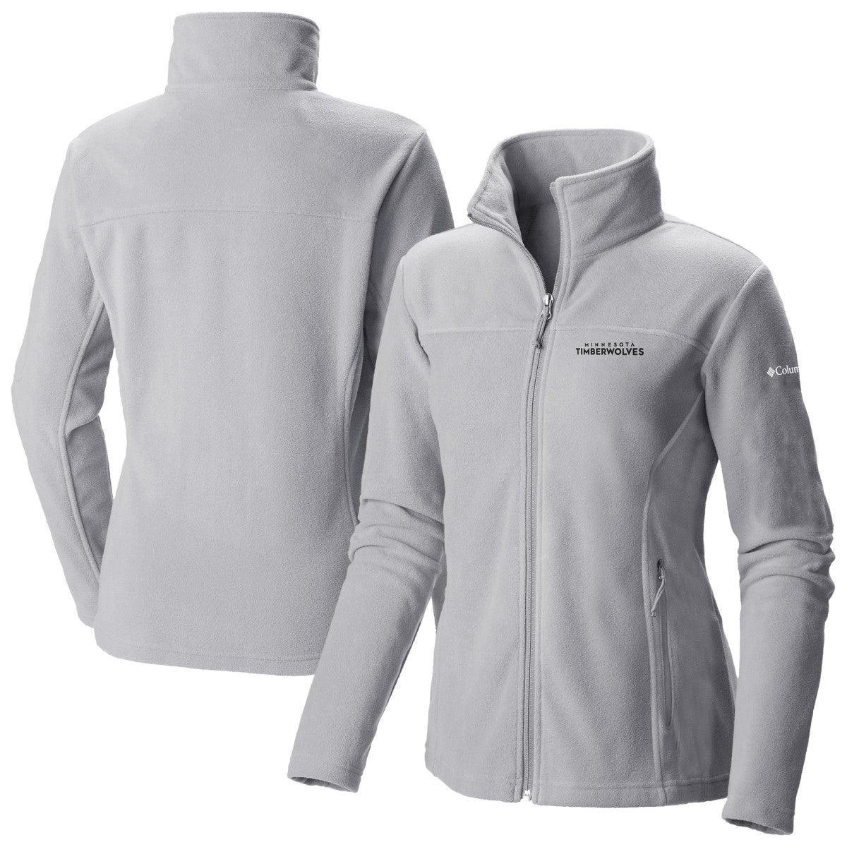 Minnesota Timberwolves Women's Give & Go II Fleece Full-Zip Jacket Gray - Columbia