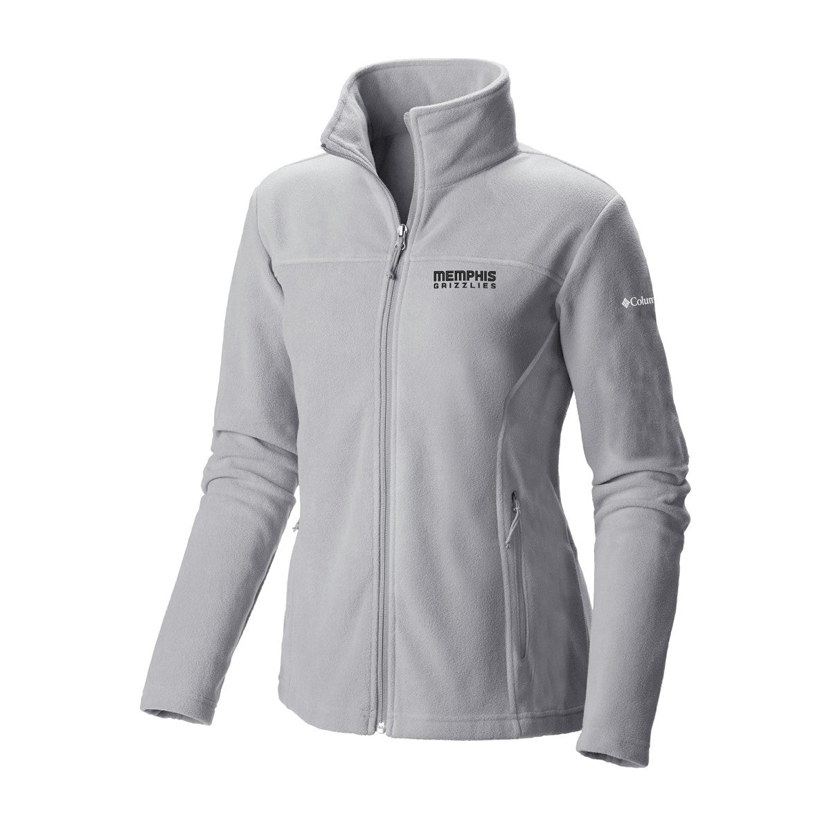 Memphis Grizzlies Women's Give & Go II Fleece Full-Zip Jacket Gray - Columbia