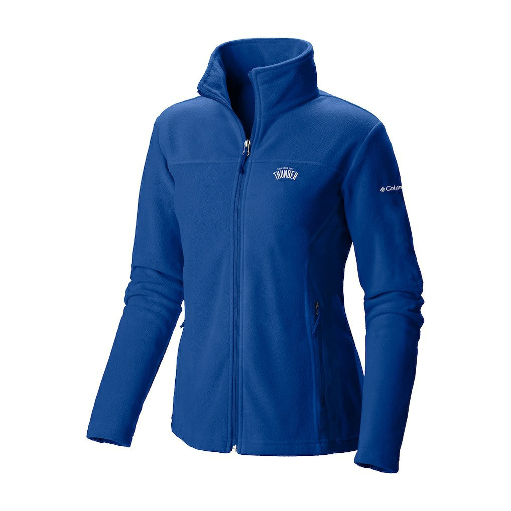 Oklahoma City Thunder Women's Give & Go II Fleece Full-Zip Jacket Blue - Columbia