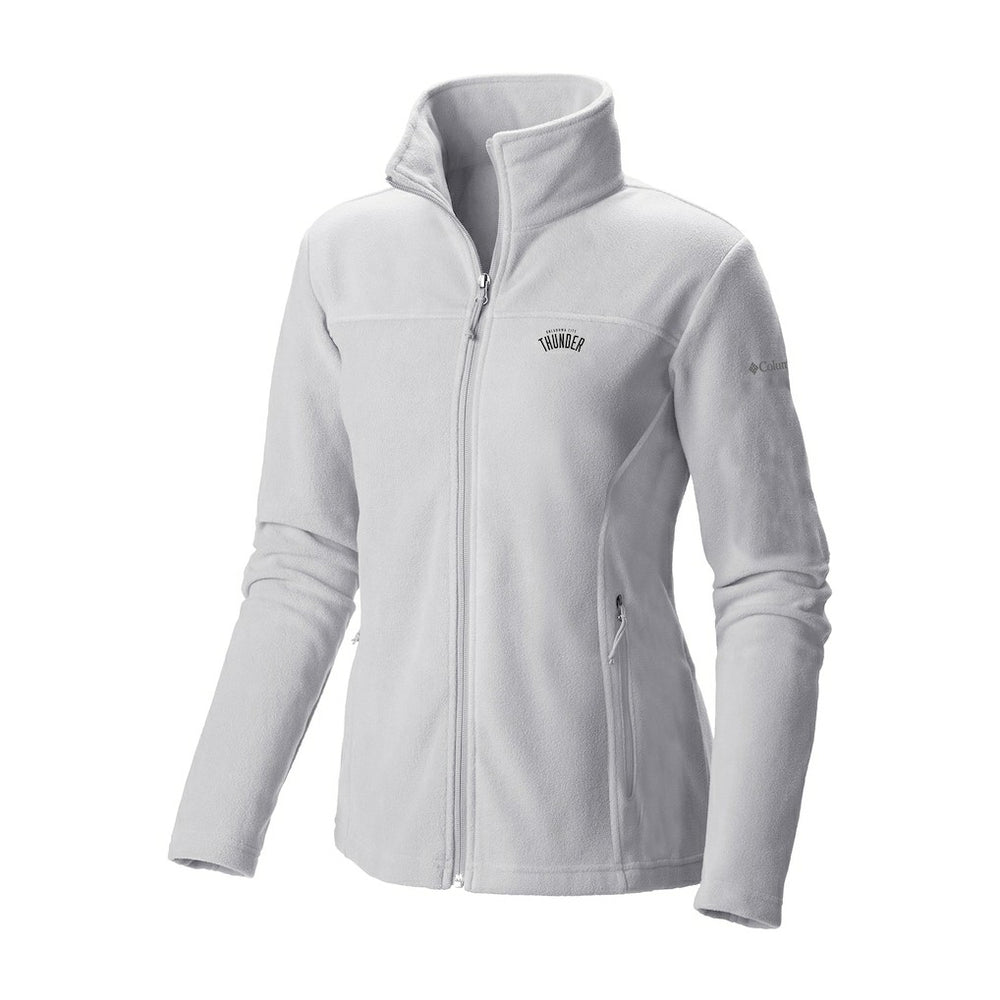 Oklahoma City Thunder Women's Give & Go II Fleece Full-Zip Jacket White - Columbia