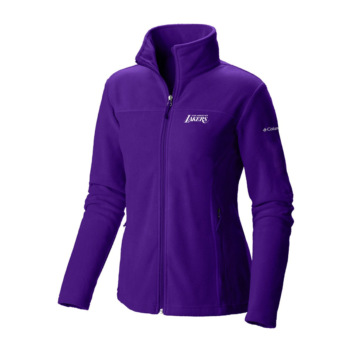 Los Angeles Lakers Women's Give & Go II Fleece Full-Zip Jacket Purple - Columbia