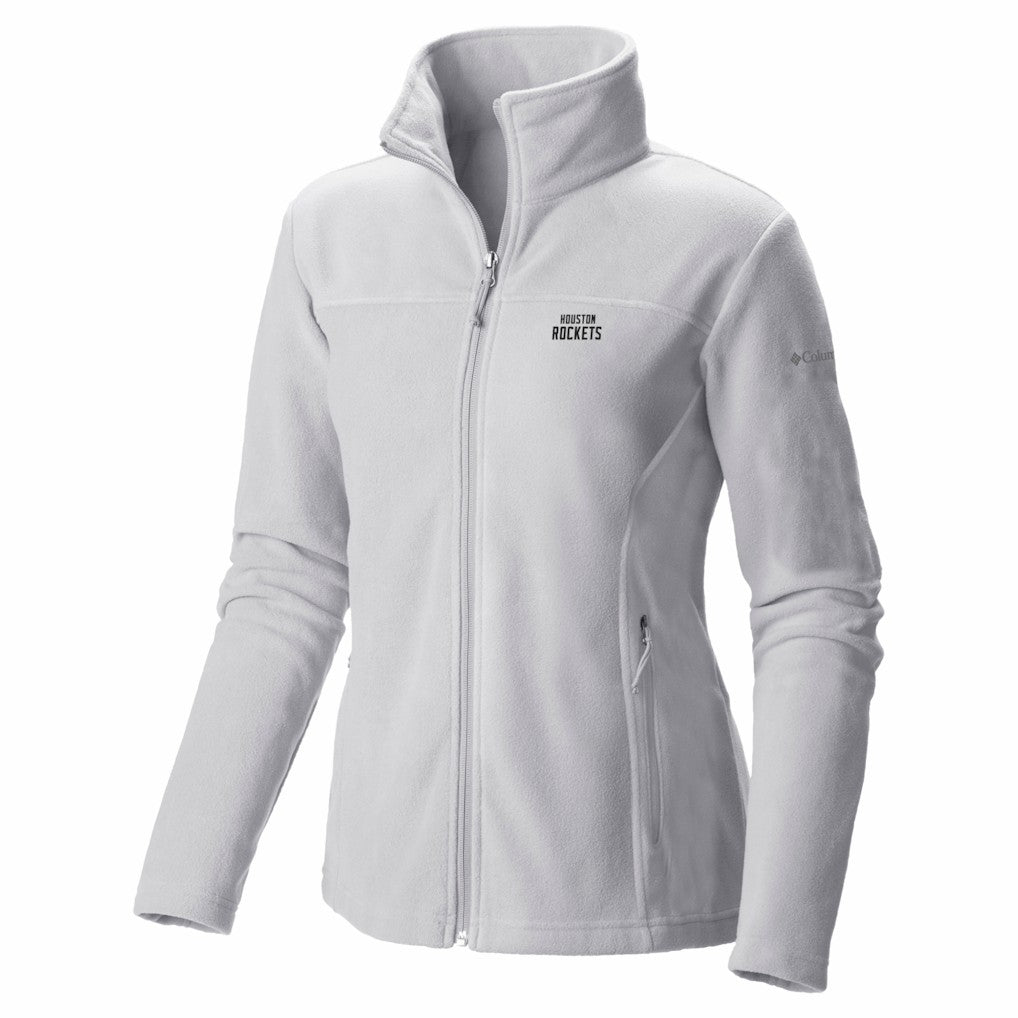 Houston Rockets Women's Give & Go II Fleece Full-Zip Jacket White - Columbia