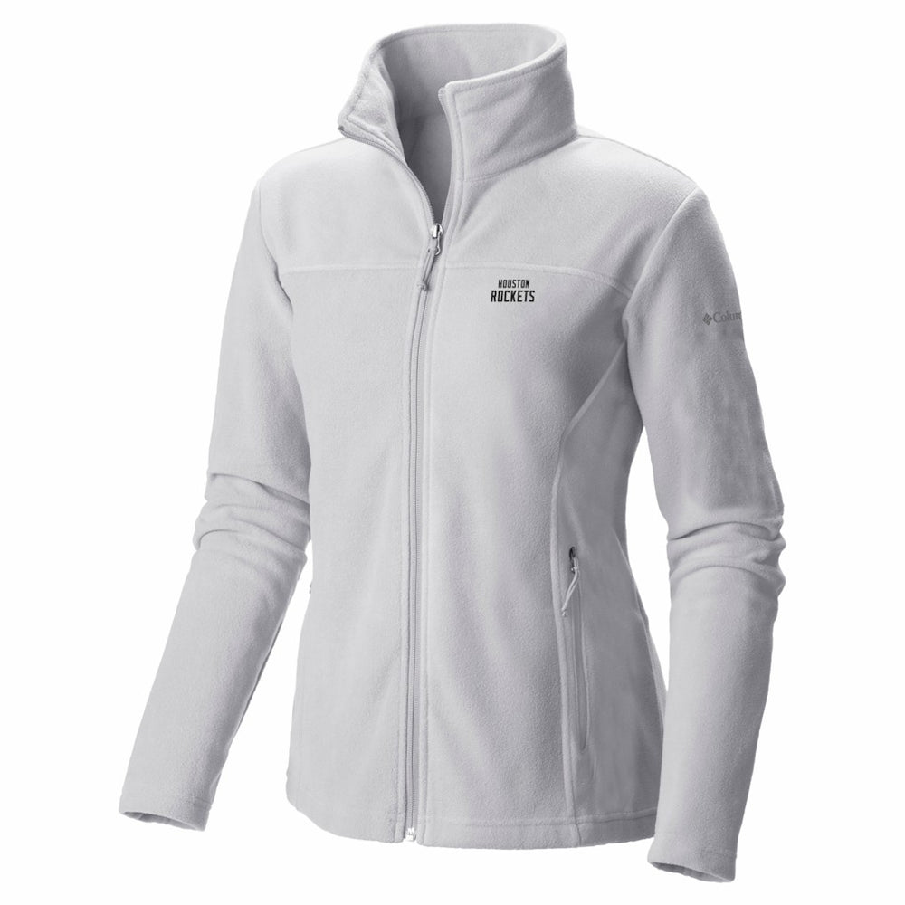 Houston Rockets Women's Give & Go II Fleece Full-Zip Jacket White - Columbia