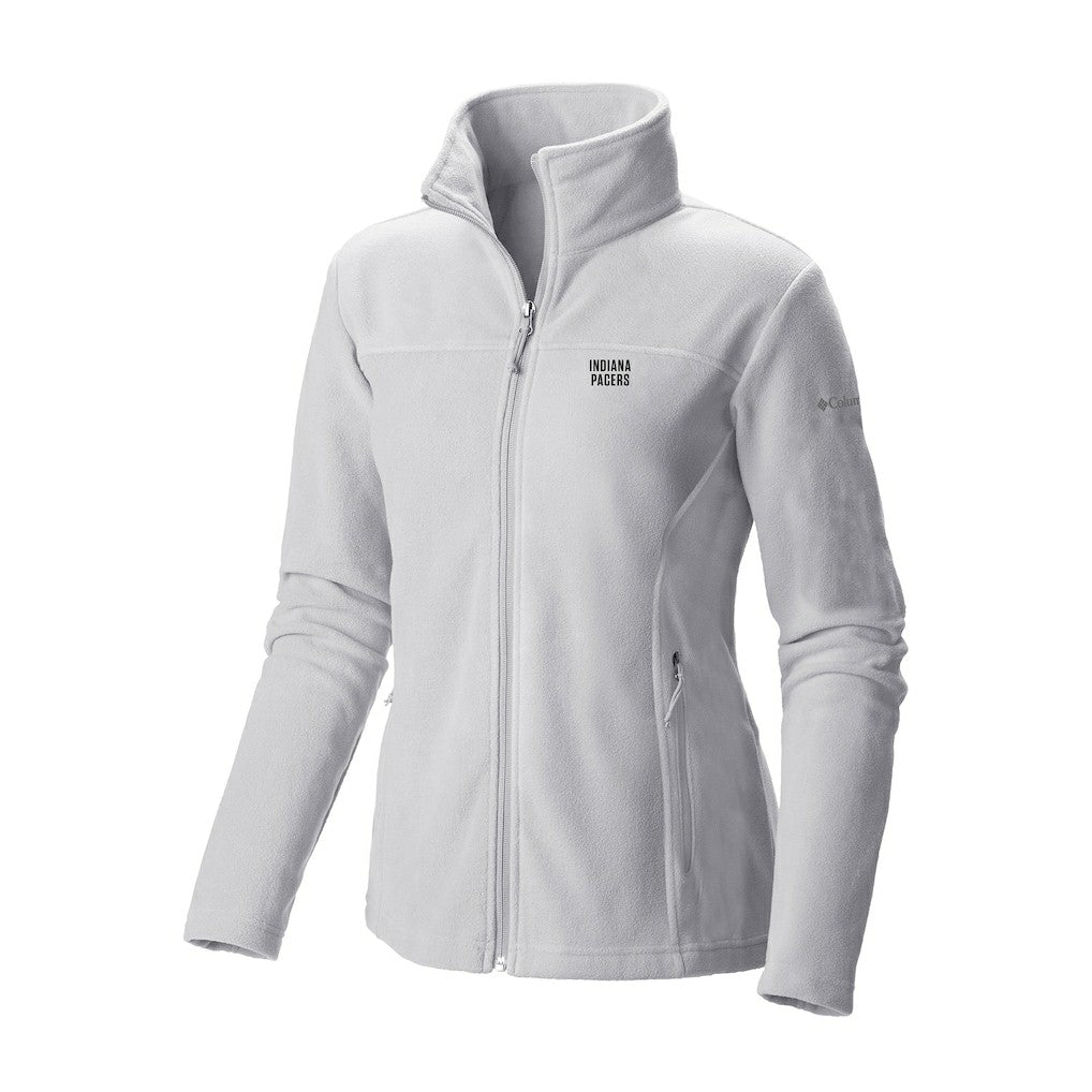 Indiana Pacers Women's Give & Go II Fleece Full-Zip Jacket White - Columbia