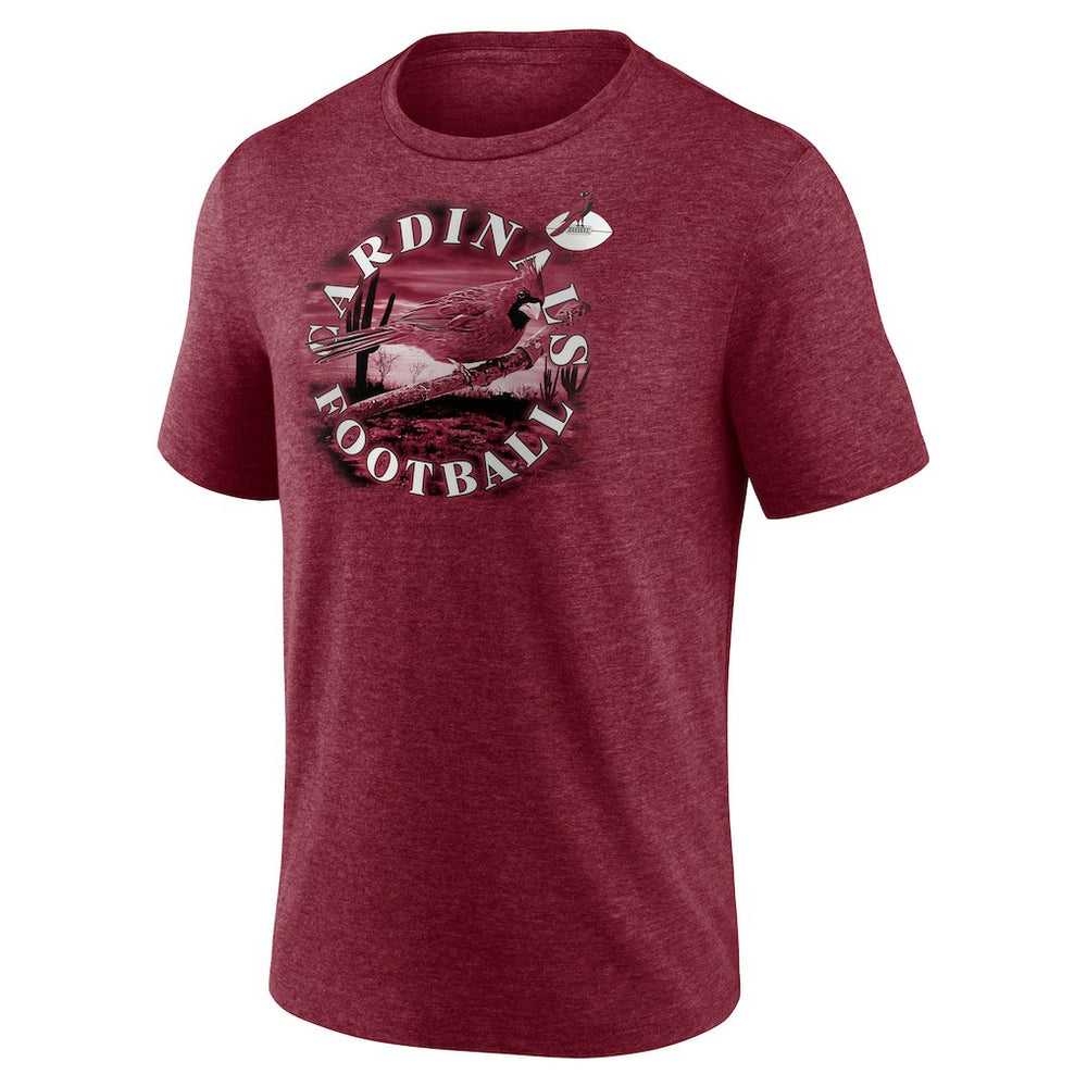 Arizona Cardinals Sporting Chance Tri-Blend T-Shirt - Cardinal T-shirts