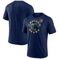 Chicago Bears Sporting Chance Tri-Blend T-Shirt - Navy T-shirts