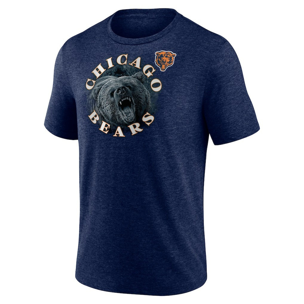Chicago Bears Sporting Chance Tri-Blend T-Shirt - Navy T-shirts