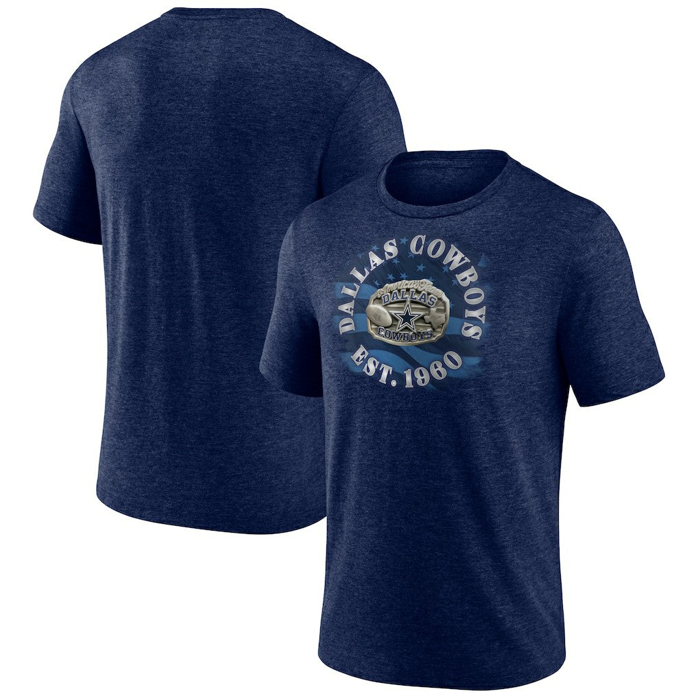 Dallas Cowboys Sporting Chance Tri-Blend T-Shirt - Navy T-shirts