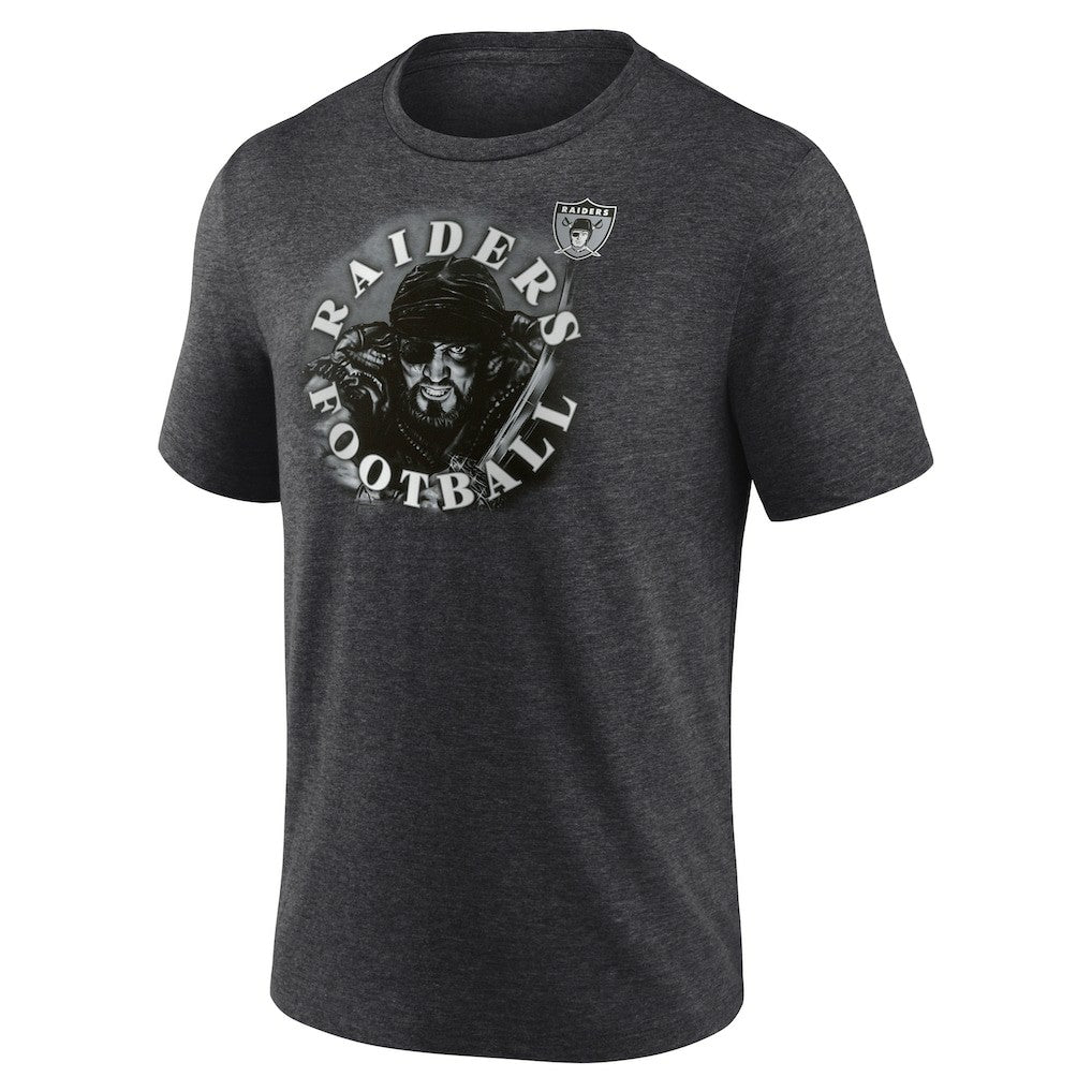 Las Vegas Raiders Sporting Chance Tri-Blend T-Shirt - Charcoal T-shirts